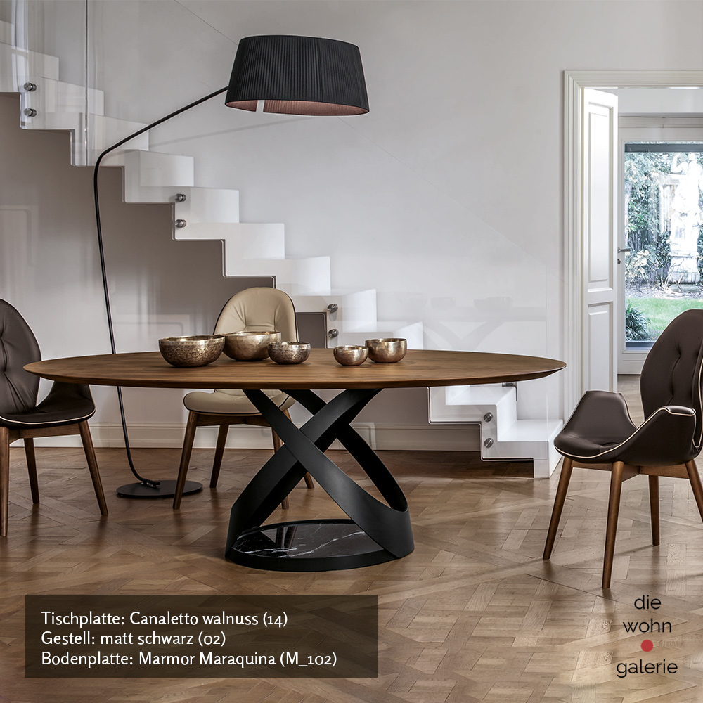 ovaler Holzesstisch CAPRI 